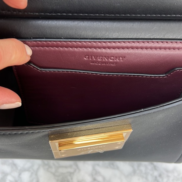 LAST CHANCE.  GONE./SOLD Givenchy Mystic Mini Black Calfskin Handbag. NEW - Picture 5 of 10